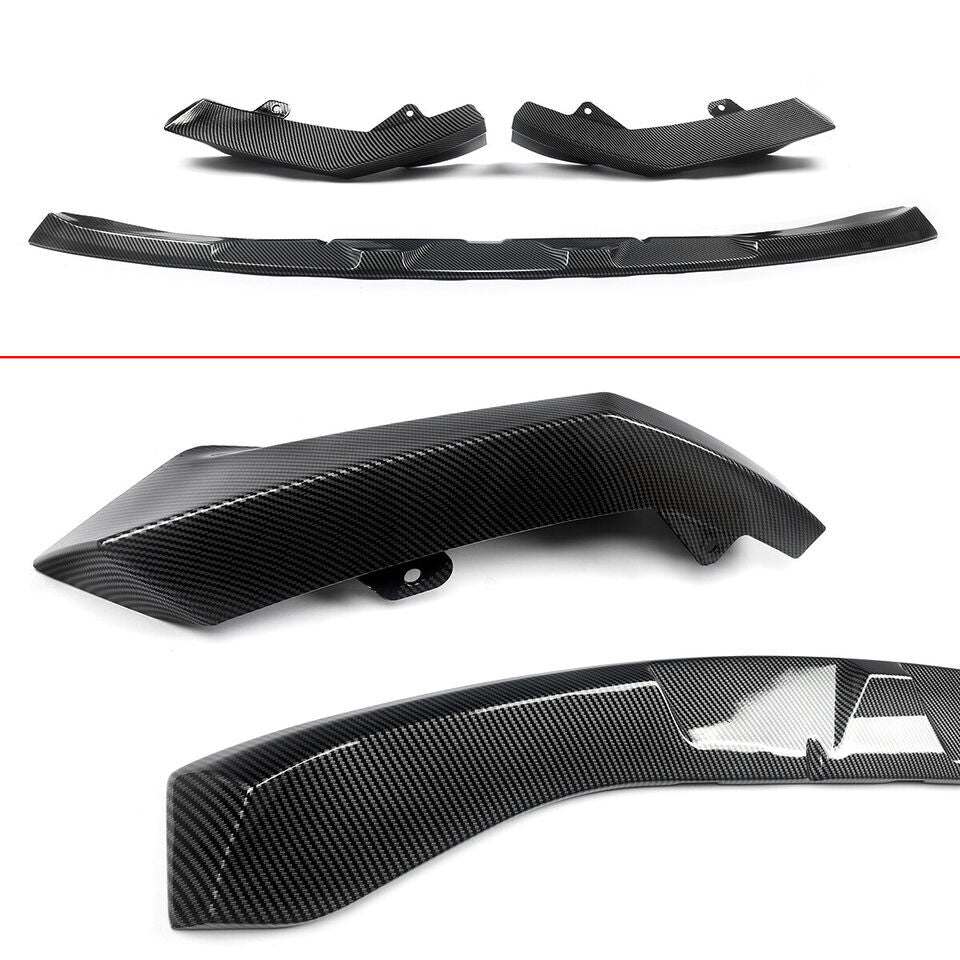 Front Splitter Bumper Lip Spoiler For 21-23 for BMW G80 M3 G82 G83 M4 Carbon Fiber