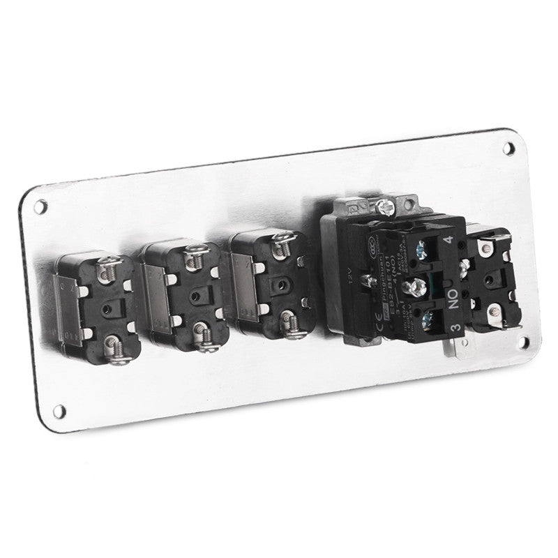Car Racing Switch 12V LED Ignition Panel Engine Start Push Button Carbon Fiber