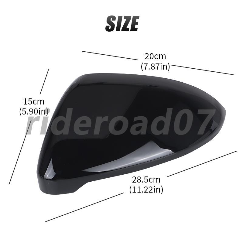 Left Side black Mirror Cover Cap for VW for Golf 7 VII variant GTI R 2013-2020