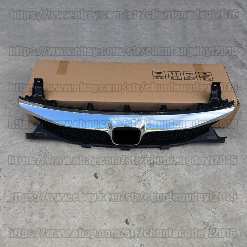 Front Grille Mesh Style Chrome Trim Grill For 2009 2010 2011 for Honda for Civic 8th