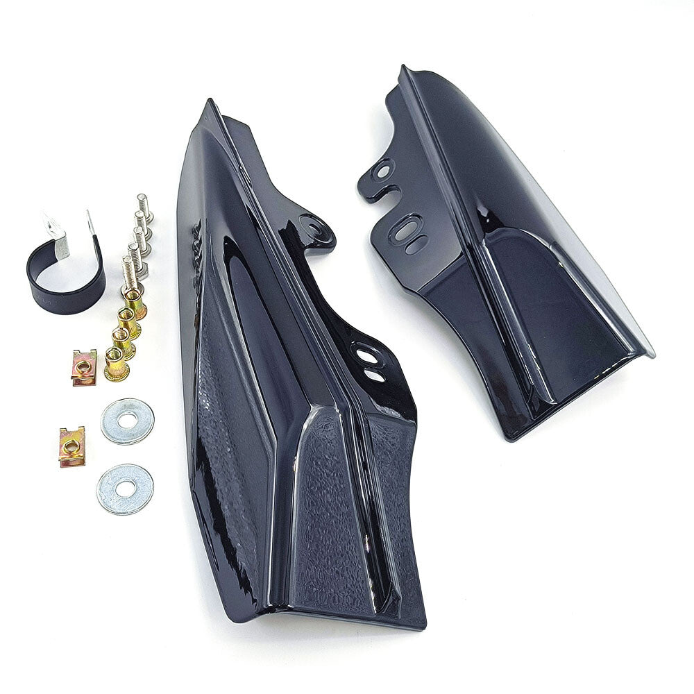 Black Mid-Frame Air Deflectors for Harley Davidson Touring Electra Glide 2001-08