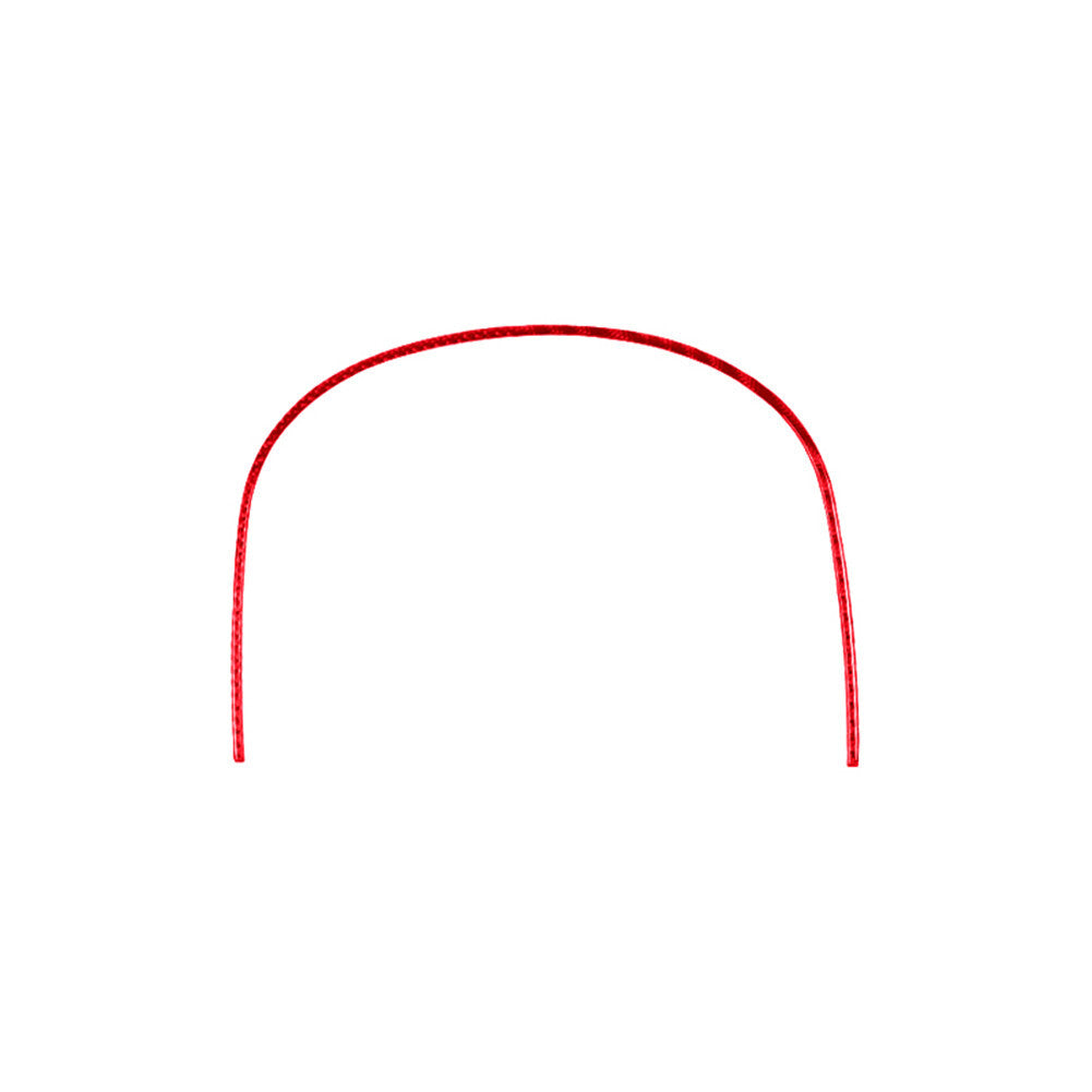 Red Dashboard Frame Decorative Trim Strip Cover Carbon Fiber for Jaguar XF 09-11