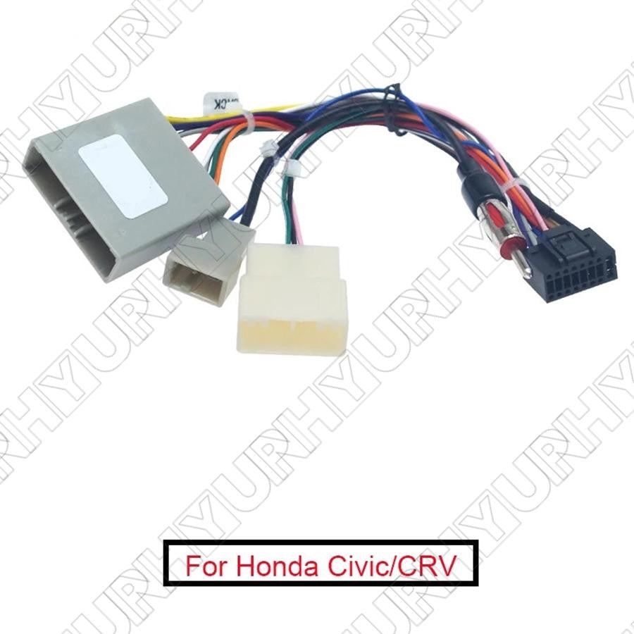 16Pin Wiring Harness Connector with Radio Antenna for Honda for Civic CRV 2006~2009