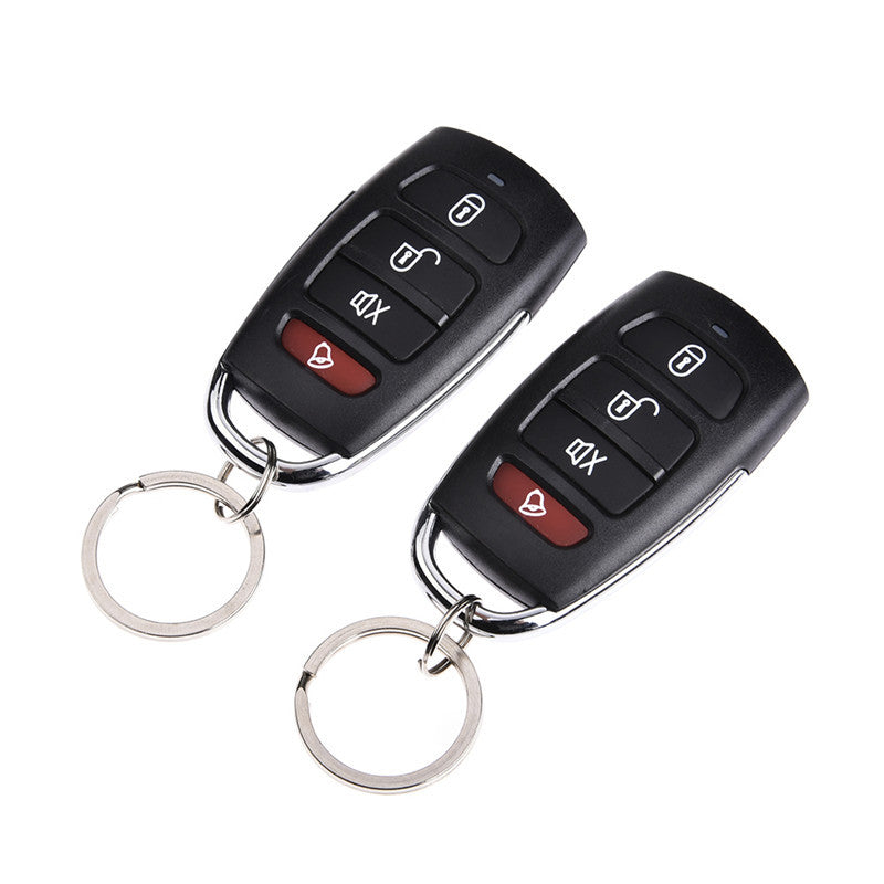 1 Way Anti-Thelf Car Alarm System 2Pc Remote Control Central Door Lock Keyless
