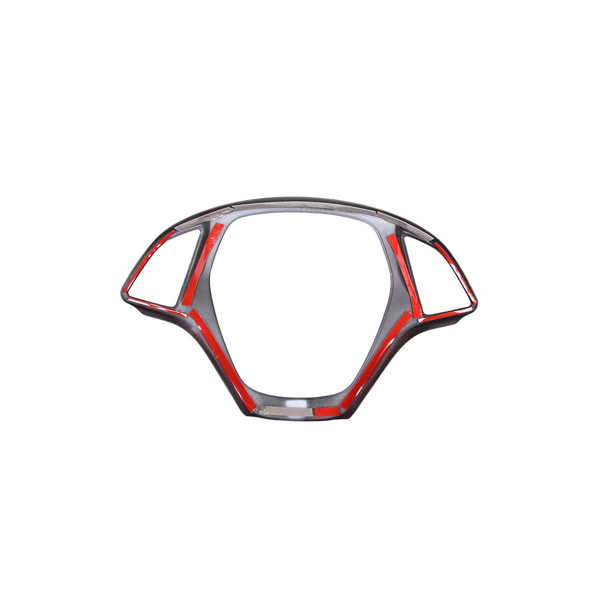 ABS Red Center Gear Shift Rear Cup Holder Frame Trim for Toyota Tacoma 2016 - 2022