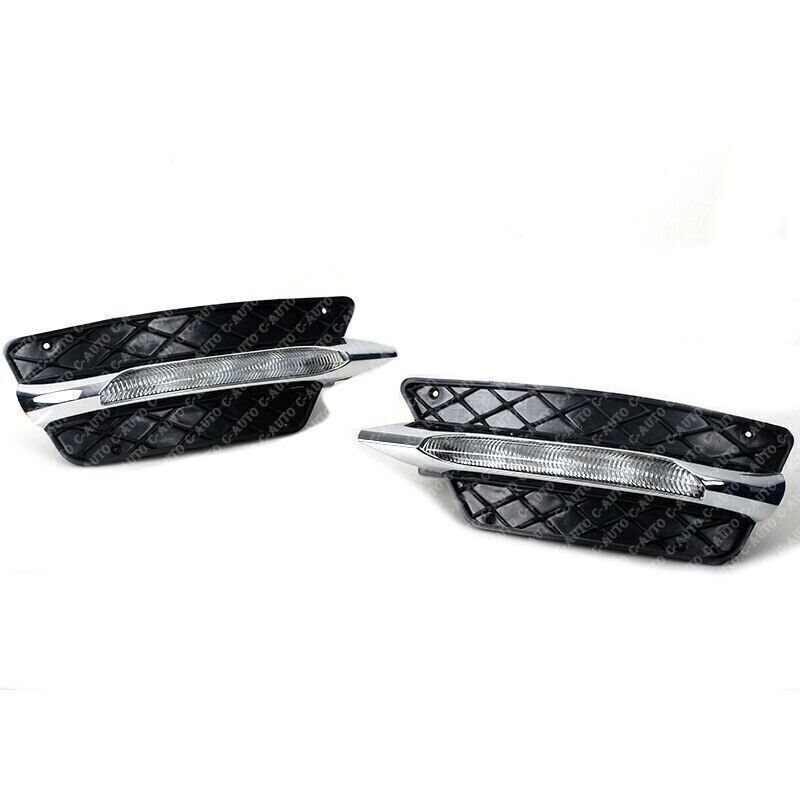 1Pair Front Bumper LED DRL Fog Lamp For 2012-2014 for Mercedes-Benz W204 C-Class
