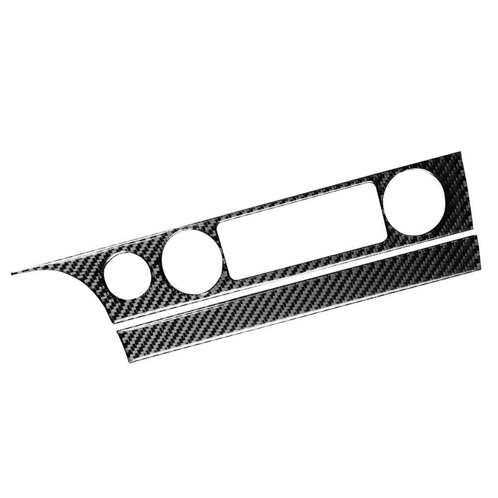 Carbon Fiber Interior Air Condition Switch Panel Frame Trim for Honda for Civic 8th