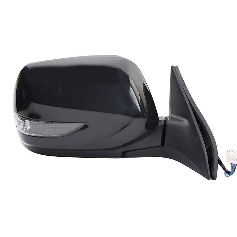Right Door Wing Rear View Mirror Assy 9PINS Black for Subaru Legacy 2010-2012
