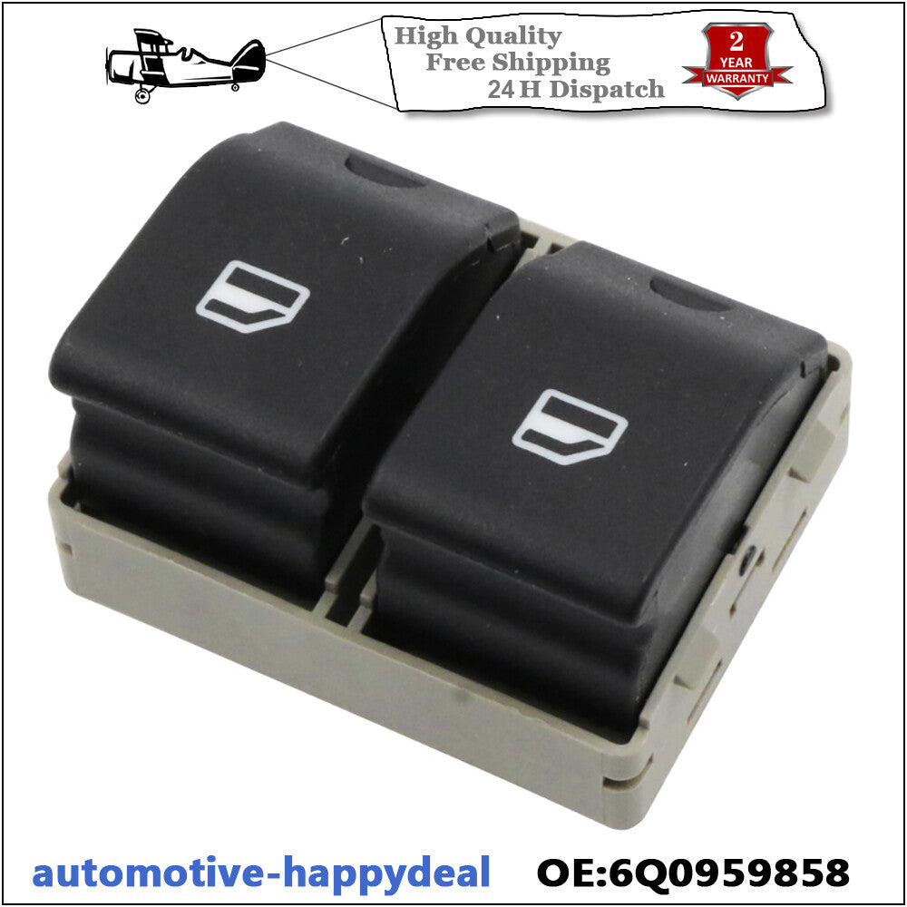 DOUBLE ELECTRIC WINDOW SWITCH BUTTON FRONT RIGHT for SEAT IBIZA for VW POLO FOX