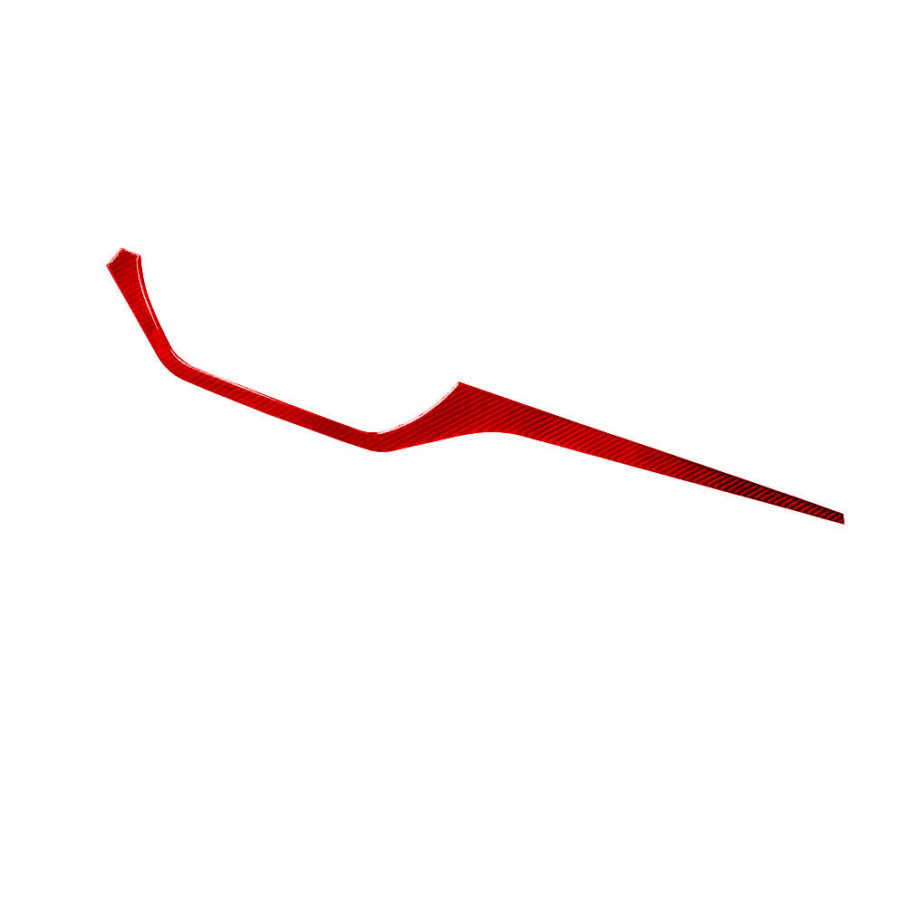 Red Carbon Fiber Center Dashboard Strip Cover Trim for Nissan Altima 2019-2022