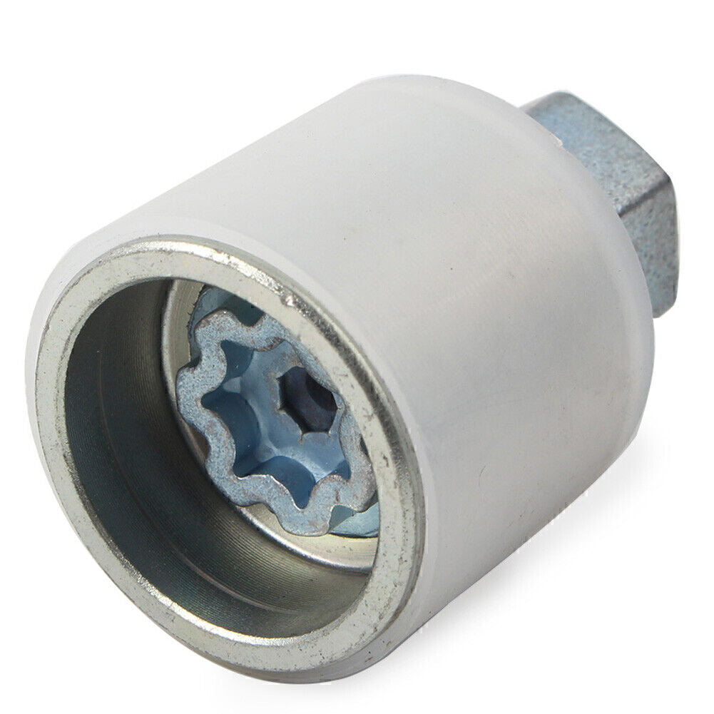 1x Locking Wheel Nut Key Bolt Letter Q for Audi Chrome-molybdenum Steel Car