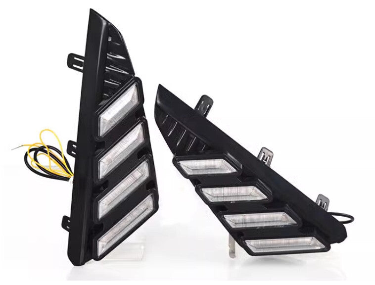 2PC Front Bumper LED Daytime Running Light Fog Lamp for Nissan Sentra 2024-2025