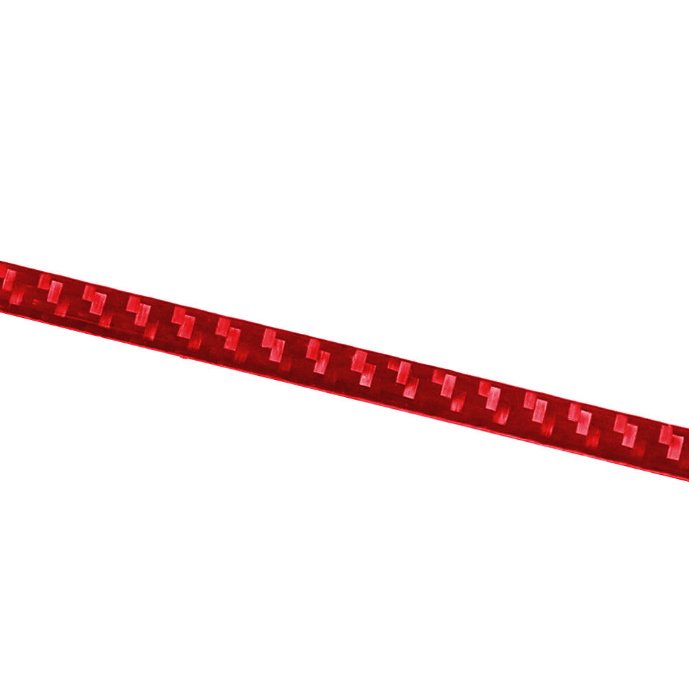 Red Carbon Fiber Below Radio Decorative Cover Trim for Porsche Boxster 996 98-04