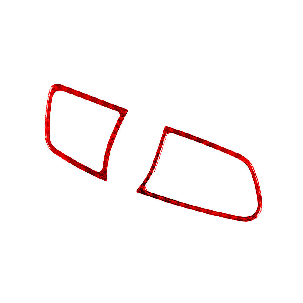Red Carbon Fiber Air Vent Outer Frame Trim Cover for Hyundai for Veloster JS 2019-22