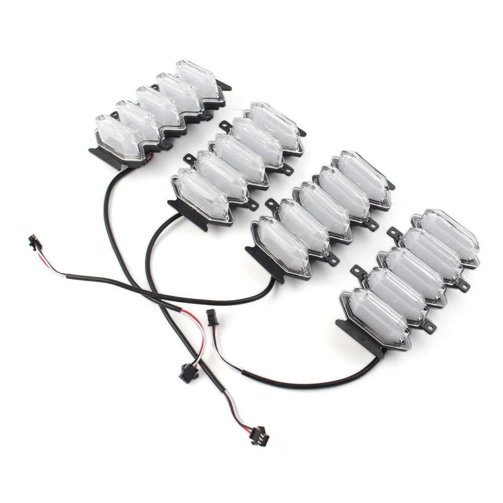 DRL Turn Signal Light Front Grille Lights Kit Fit for Suzuki for Jimny 2019-2021 LR