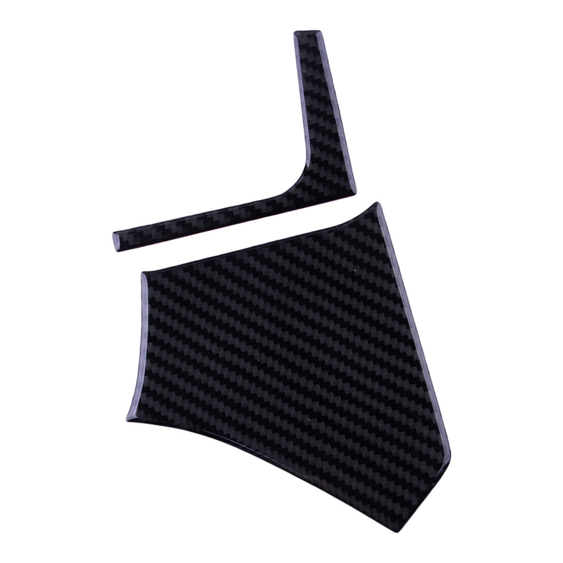 Carbon Fiber Black Dashboard Panel Trim Cover Decor Kit Fit for Tesla for Model S