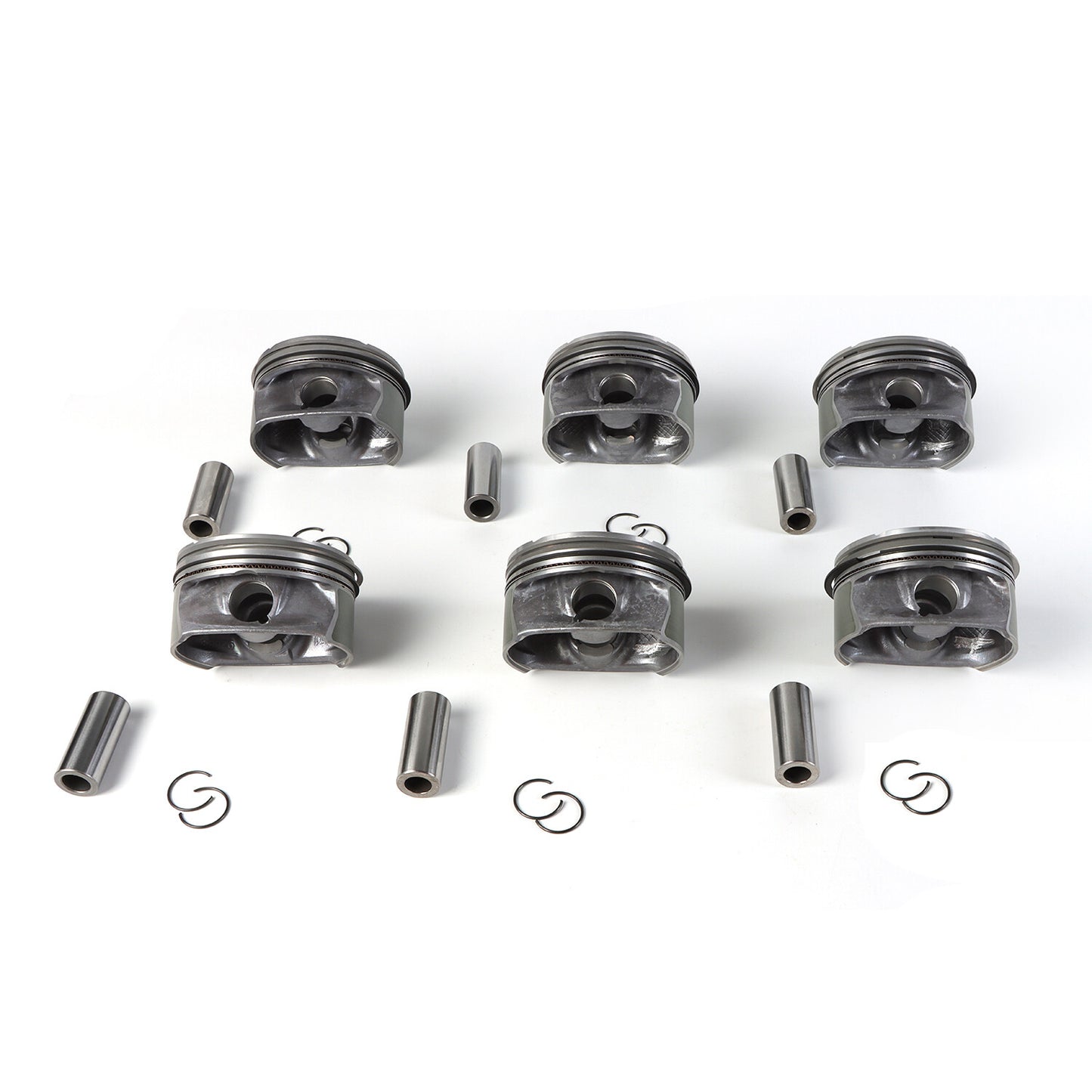 6pc M272 Engine Pistons Rings Set for Mercedes-Benz C350 E350 GLK350 CLK350 3.5L