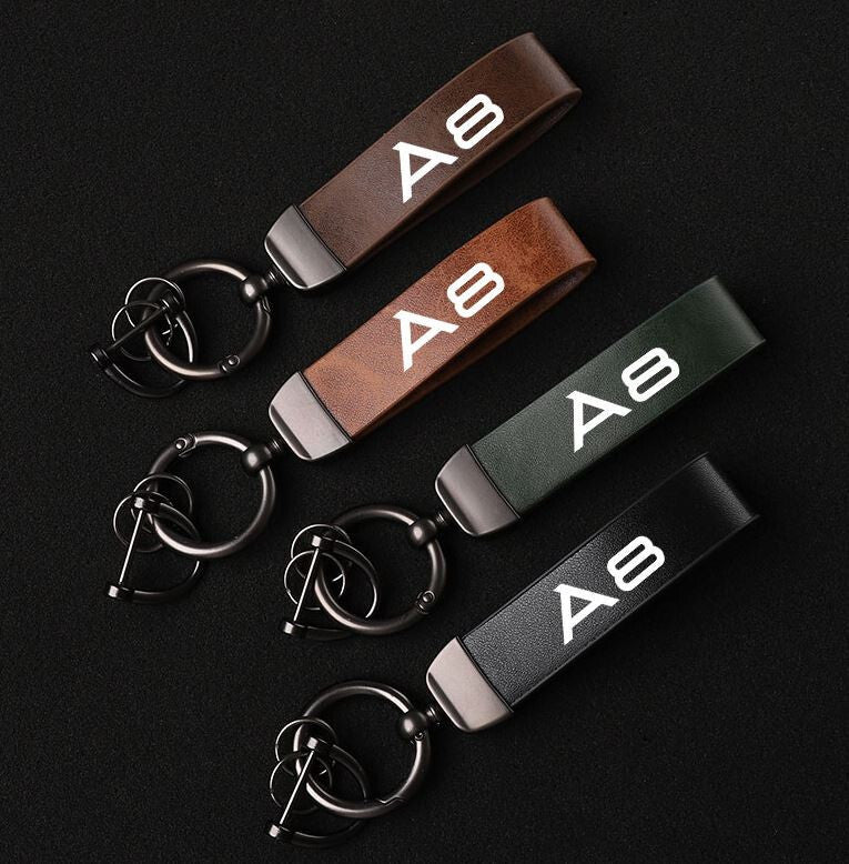 Green and black clover keychain/metal key ring for Alfa Romeo Giulietta Giulia Mito