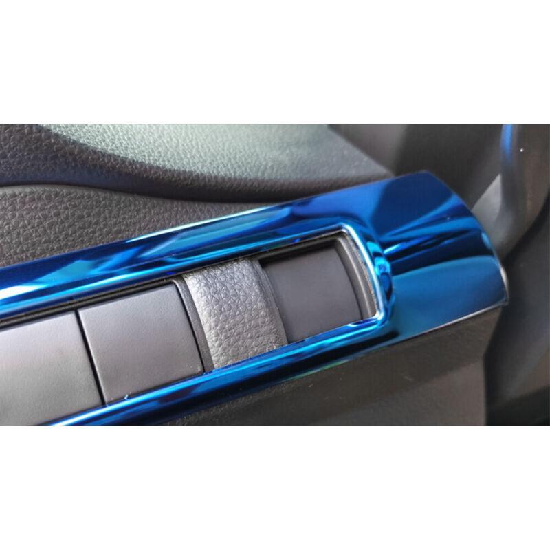 for Toyota for Corolla 2019-2022 Blue Titanium Function Control Button Frame Trim 1