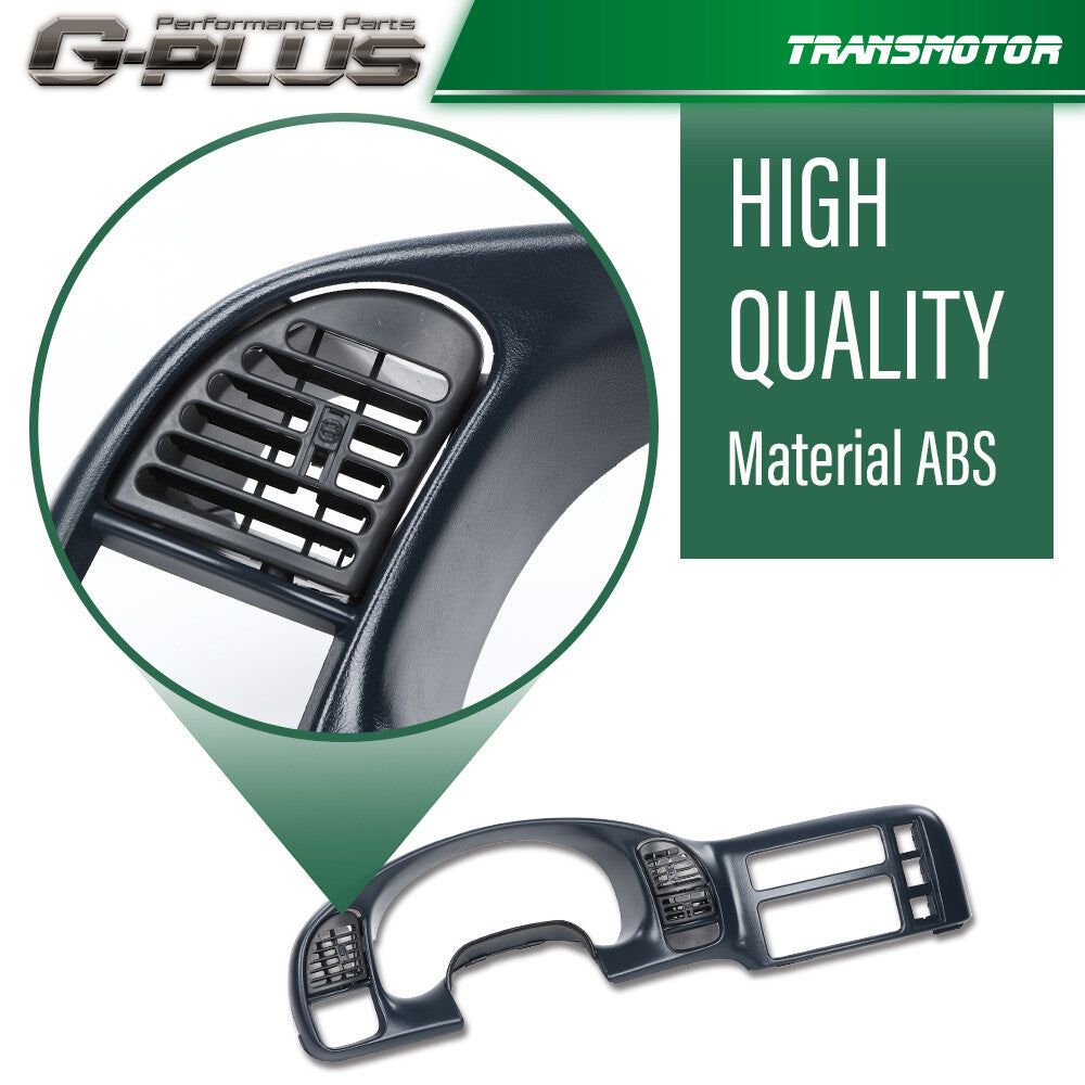 Fits 95 - 2005 for Chevrolet Astro for GMC Safari Bullet Dash Radio Cluster Decorative Bezel Panel