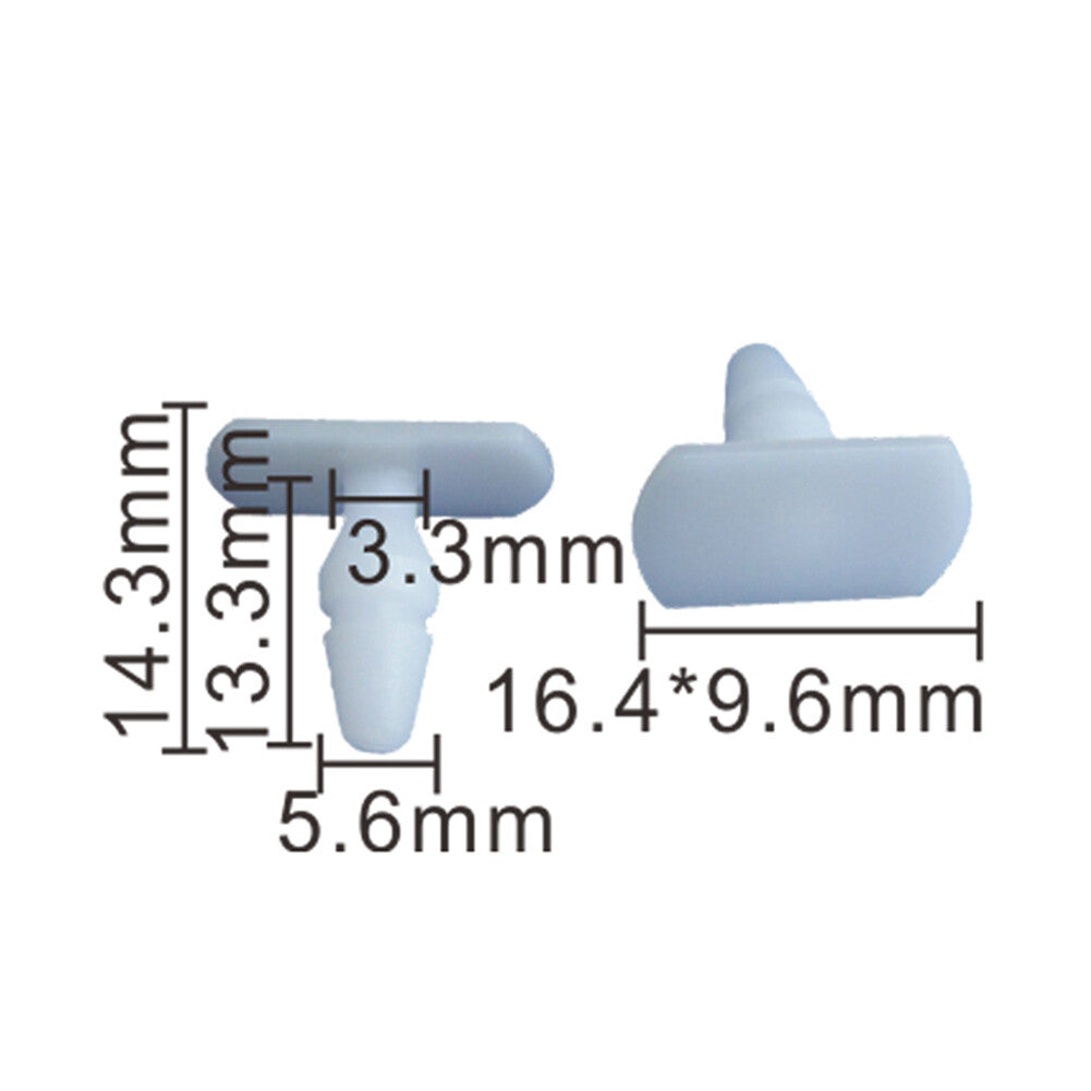 10 Car Door Sill Kick Plate Molding Trim Fastener Clips for Mercedes-Benz