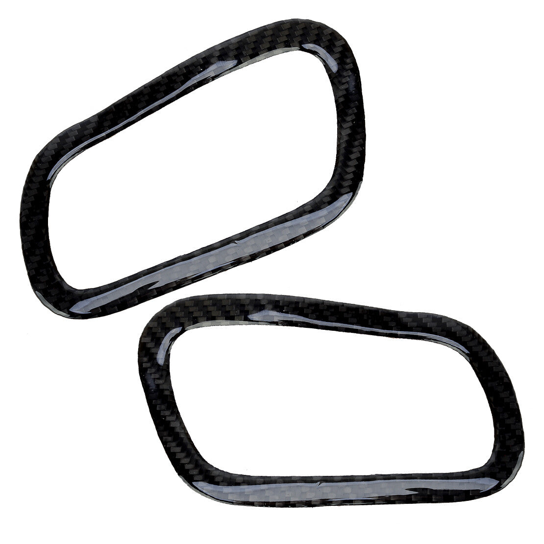 1pair Carbon Fiber Inner Interior Door Handle Cover Trim Fit for Infiniti G37