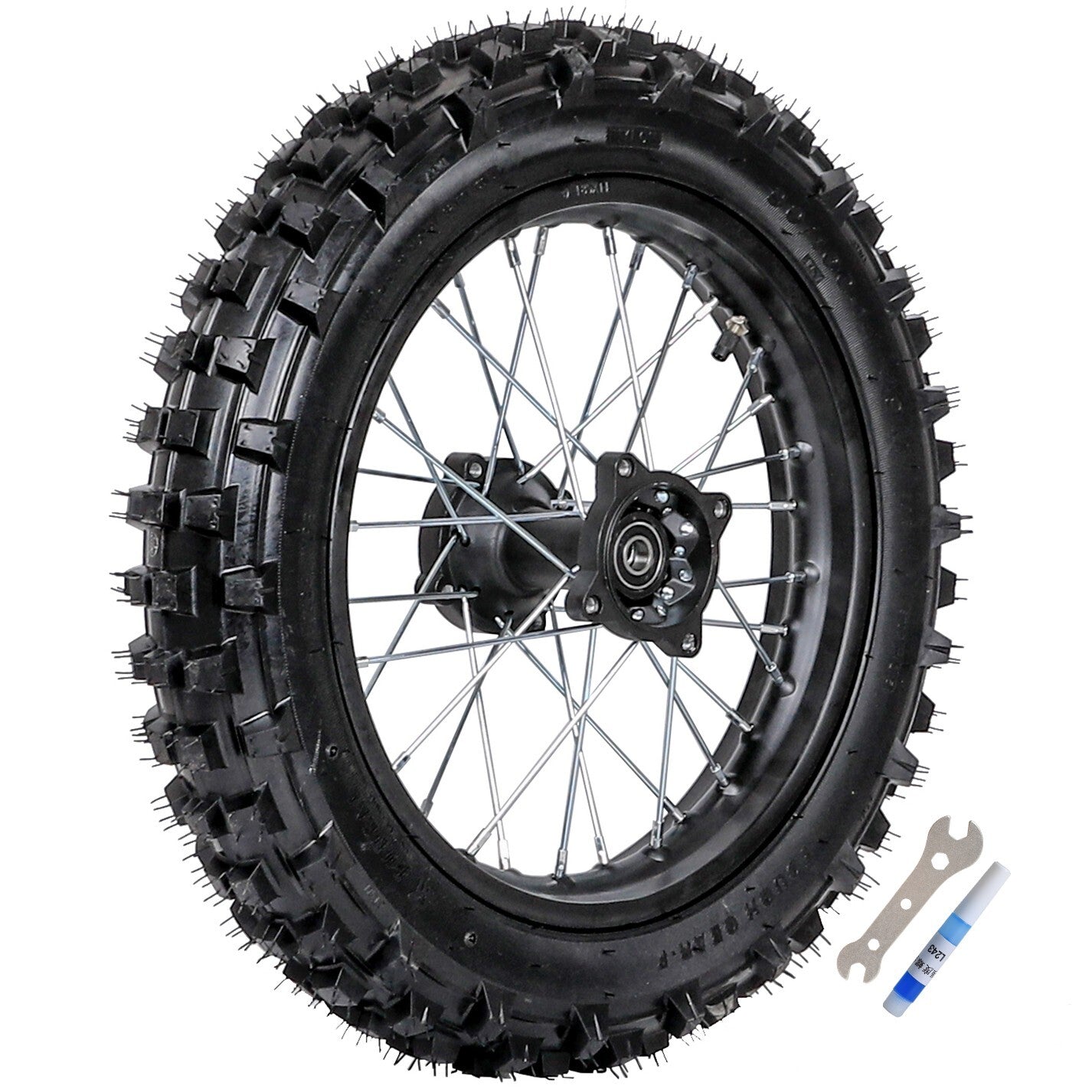 14-inch rear wheel suspension swingarm kit, 90/100-14 tire grooves, Apollo SSR 110cc/125cc bicycle.