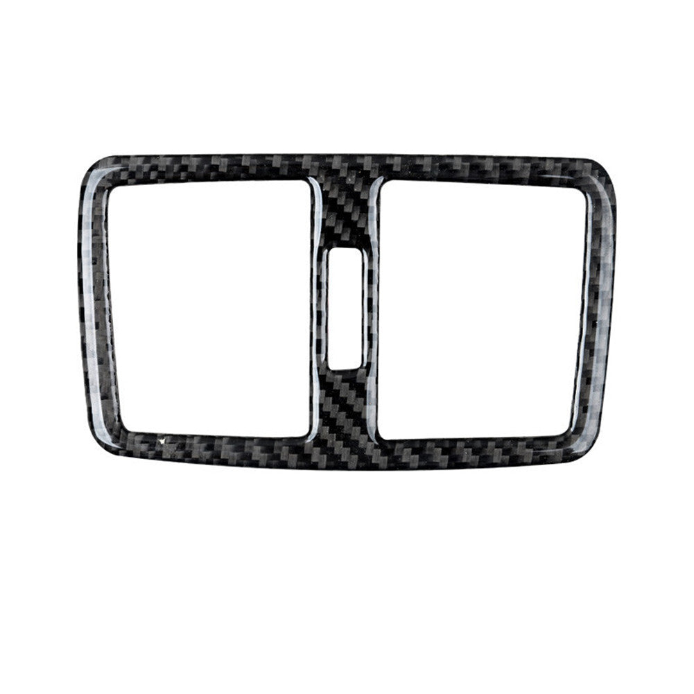 Carbon Fiber Interior Rear Air Vent Outlet Cover Trim for BMW X1 F48 2016-2018