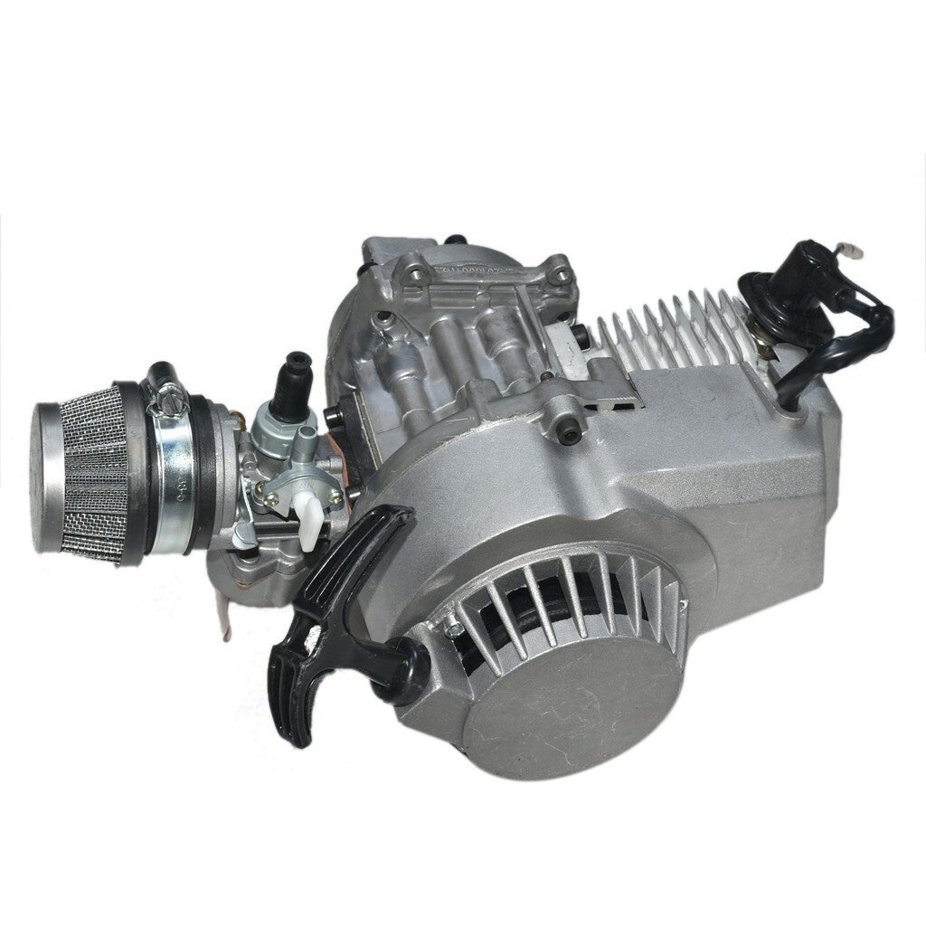 50CC 49CC 2-stroke engine motor kit for scooters, pocket bikes, for mini motorcycles, and off-road vehicles.