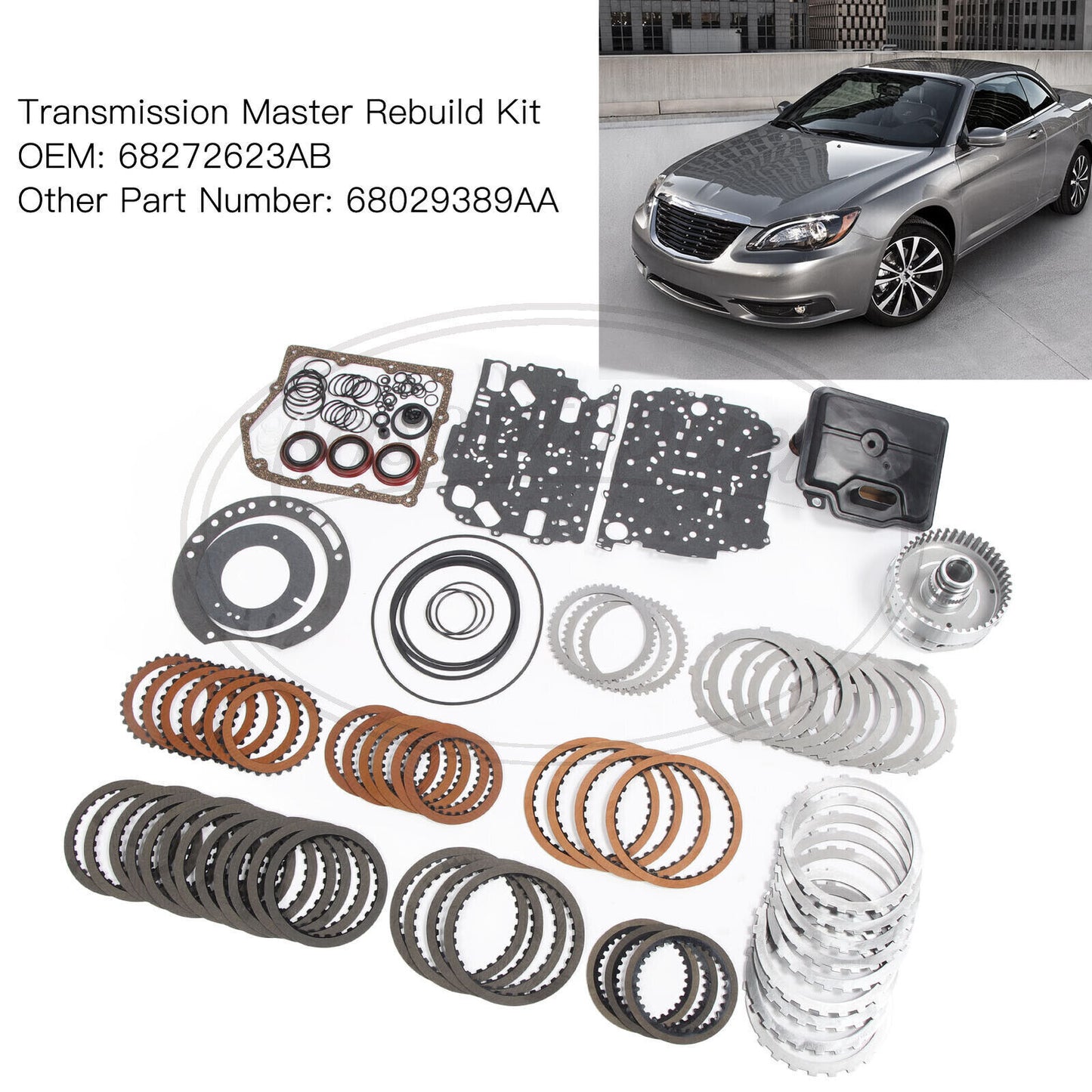 Auto Transmission Master Rebuild Kit Seal 62TE for VW for Chrysler 200 for Dodge Journey