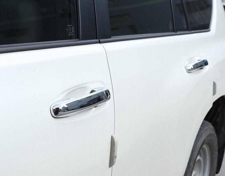 for Lexus GX460 2010-2022 Chrome Side Door Handle Cover Trim W/ for Smart Hole 8pcs