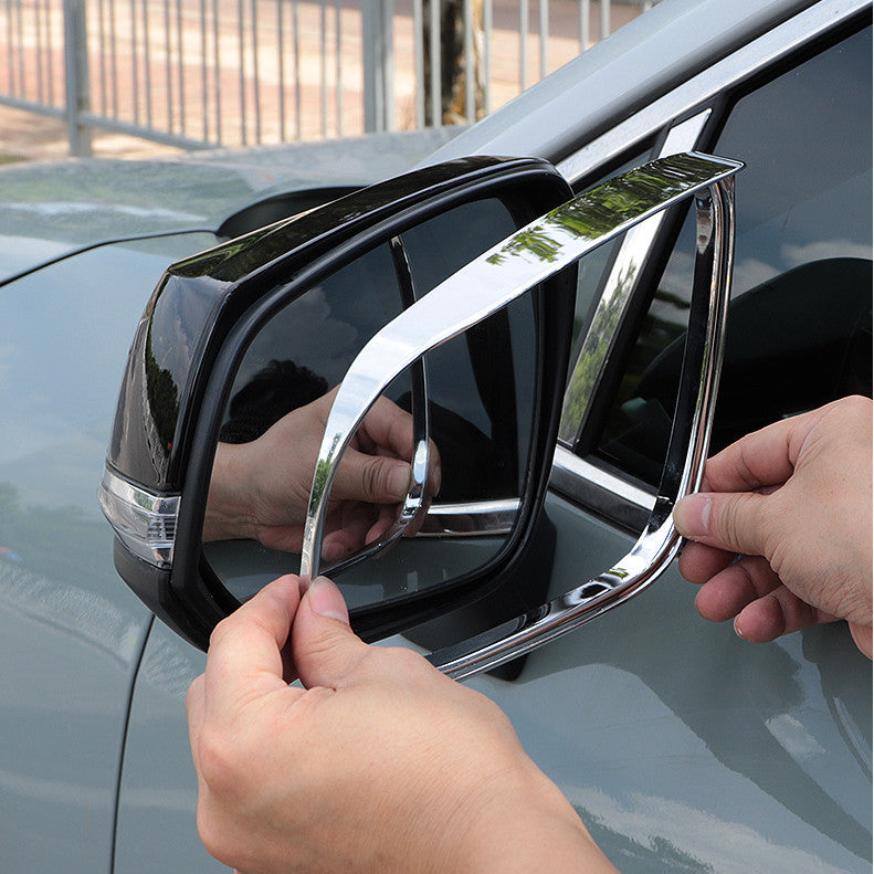 Fit for Toyota RAV4 19-2021 ABS Chrome Side Mirror Rain Eyebrow Frame Cover Trim
