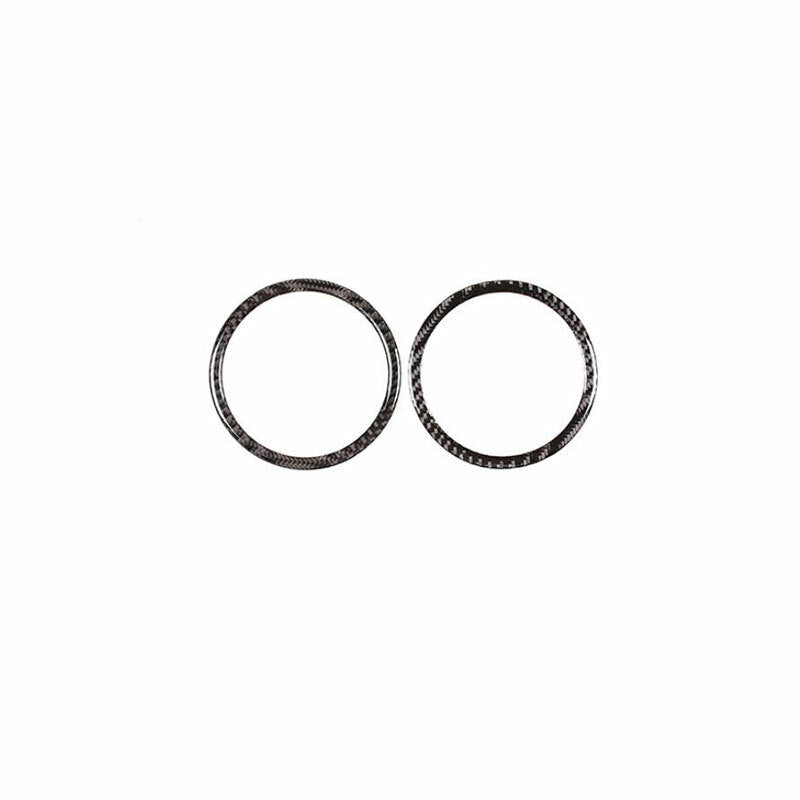Carbon fiber interior door speaker ring trim for BMW X1 E84 2010 - 2015