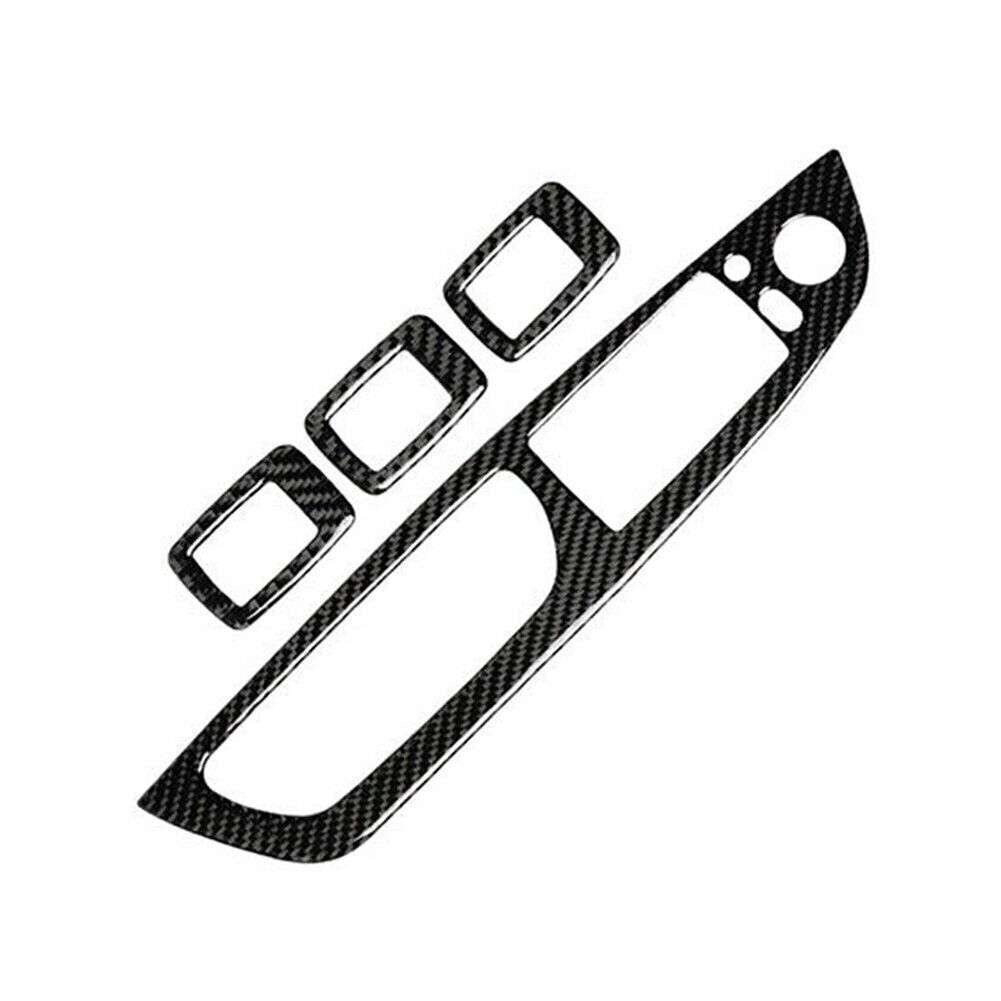 Carbon Fiber Door Window Button Frame Cover Trim for BMW X5 E70 X6 E71 2008-2013