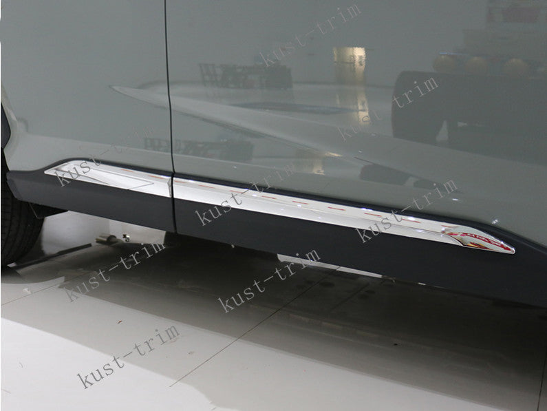 for Toyota RAV4 2022-2023 ABS Chrome Car Door panel trim strip body bright Cover
