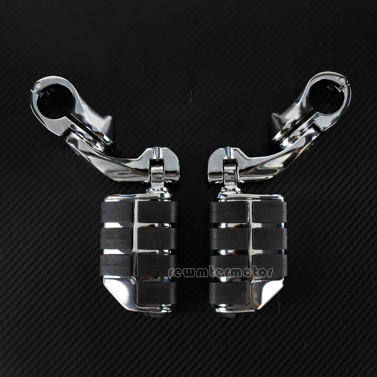 1 to 1.25 Highway Foot Pegs Footrest Engine Crash Bar Guard Clamp Mounting