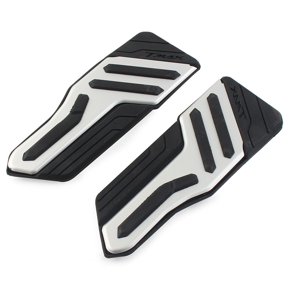 Fu?pedale Pegs Fu?st¨¹tzen Fu?pad Fu?brett F¨¹r for Yamaha T-MAX 560 2022 Silber