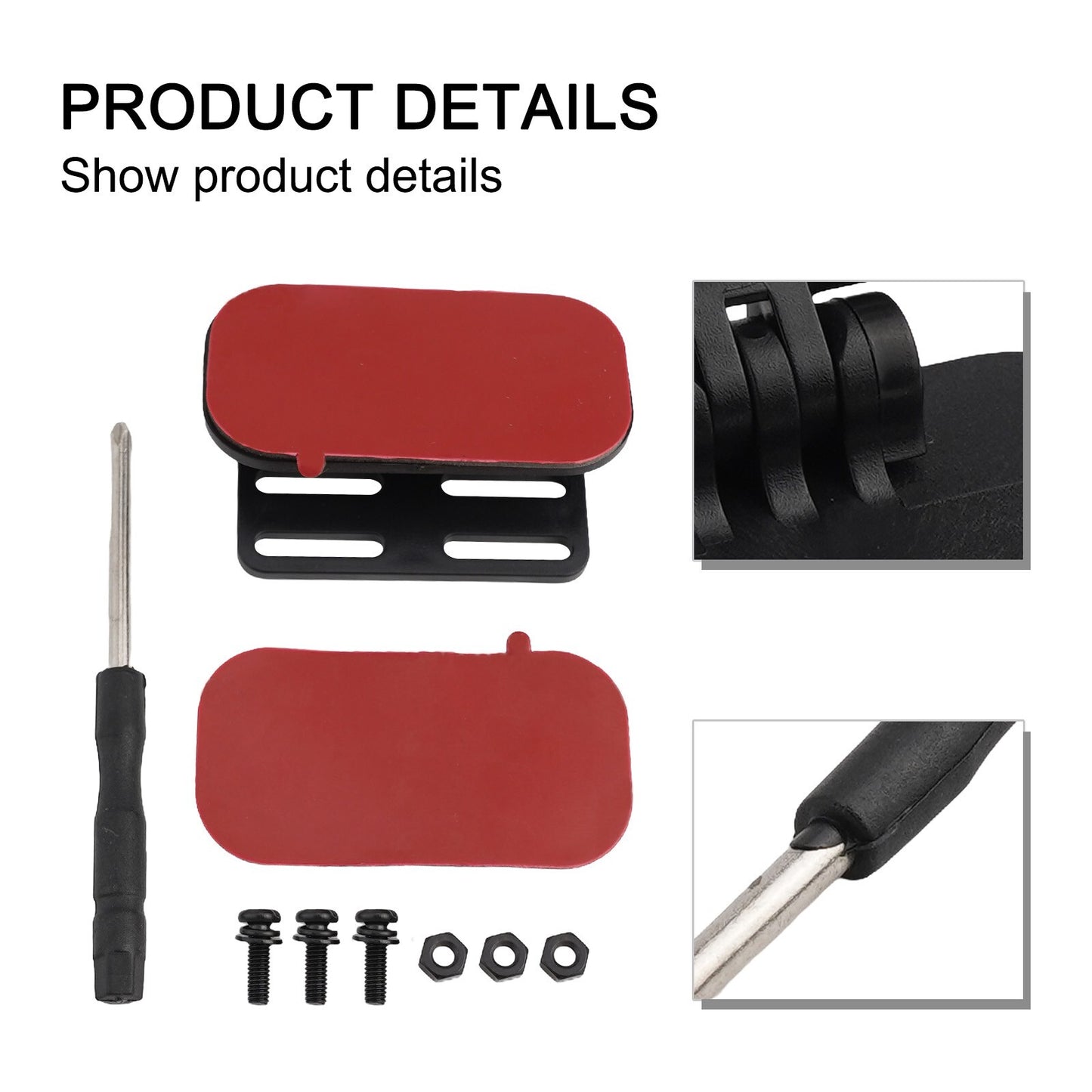 Rear windshield bracket for enhancing rear visibility for backup cameras.