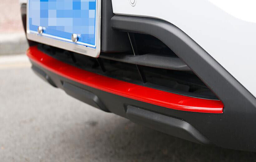 for Mitsubishi Outlander 2023-2024 Front Bumper Lower Protector Strip Gloss Red