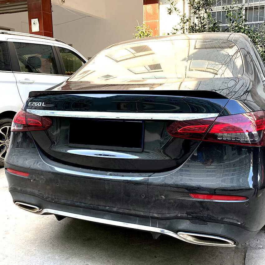 Black Rear Boot Spoiler Wing for Mercedes-Benz W213 E260 E300 E63S 2016-2021 20