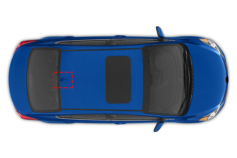 for Kia Forte 2014-2018 Blue Glossy Shark Fin Antenna Receiver Cover Trim 1pcs