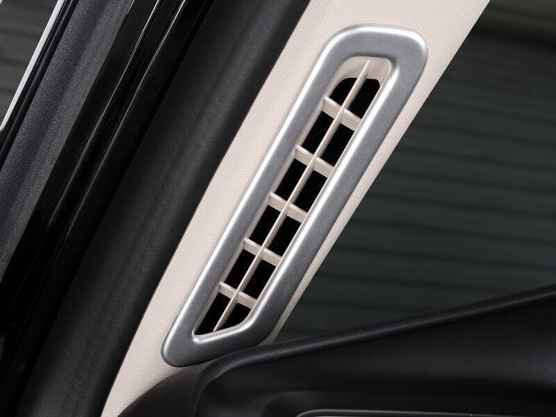 A-Pillar Air Outlet Vent Cover Trim Fit for Ford Explorer 2020-2022 Matte Silver