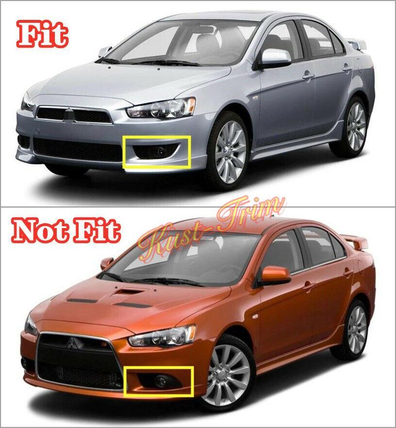 Front Bumper Fog Light Replacement Kit for Mitsubishi Lancer Halogen 2008-2015