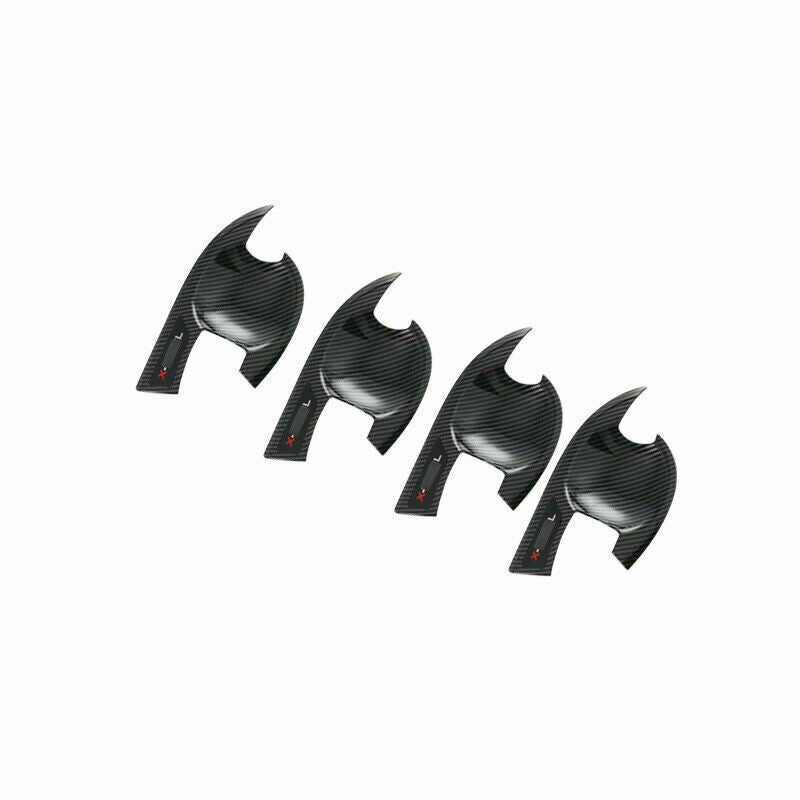 for Nissan Rogue X-Trail 2021-2022 ABS Carbon Fiber Door Handle Bowl Cover Trim