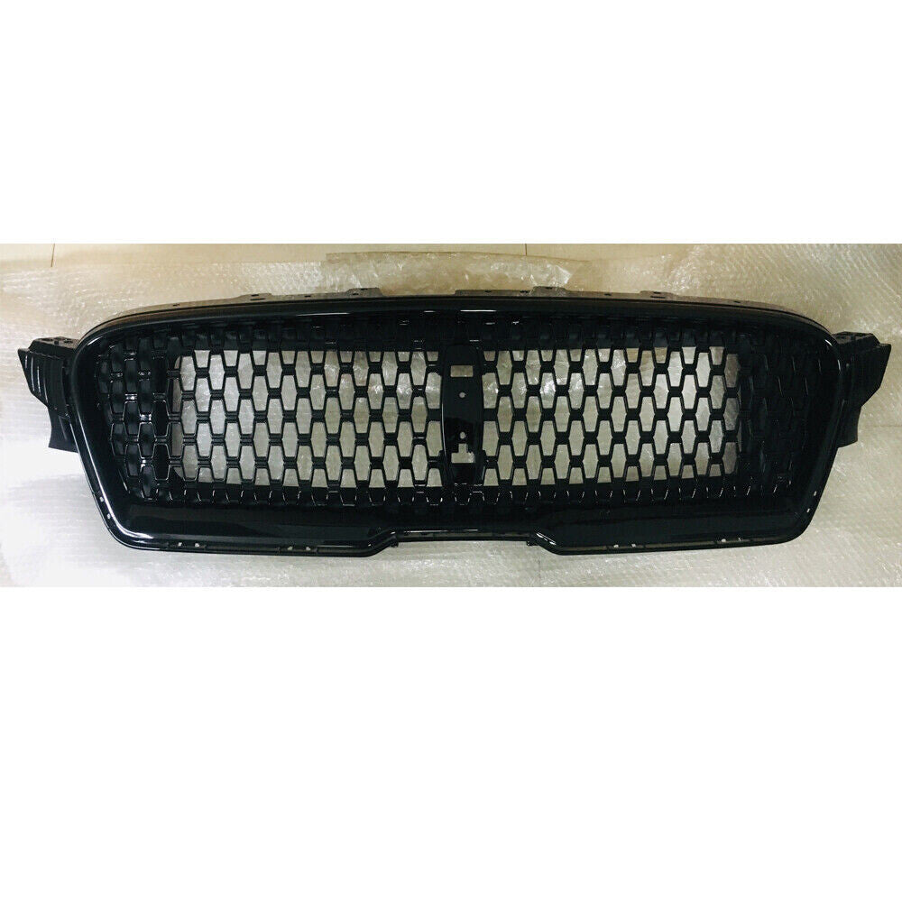 Front Bumper Grille Fit for Lincoln MKZ 2017 2018 2019 Vent Grill Glossy Black