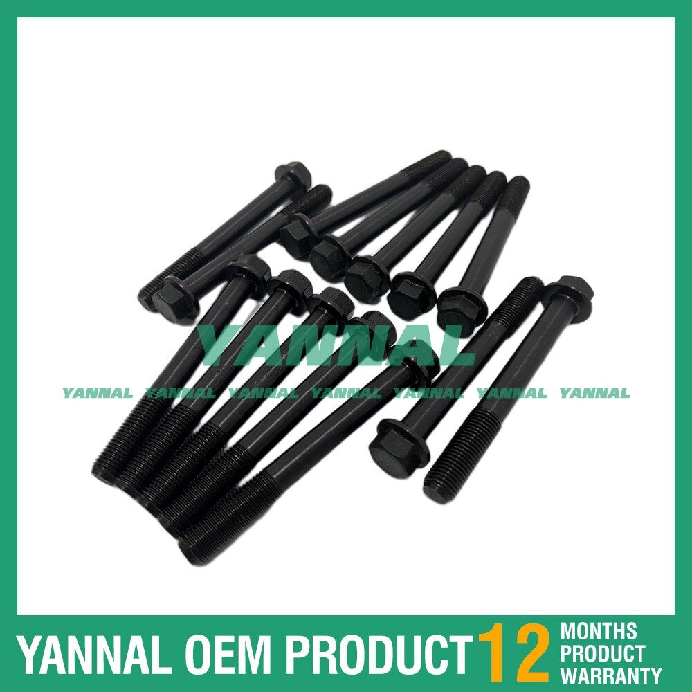14-piece new D950 cylinder head bolt set for Kubota B1600, B8200, B20, B1702