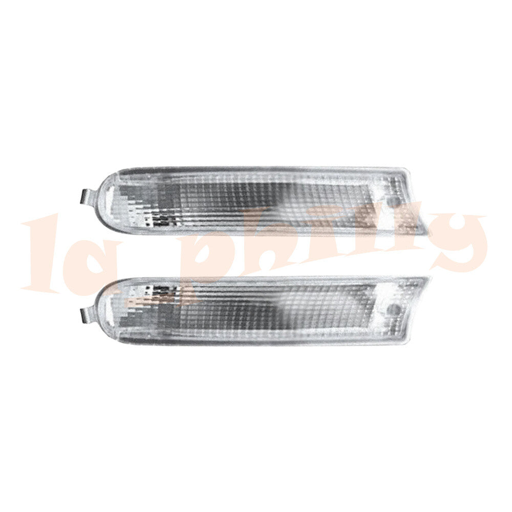 2x Front LH+RH Side Bumper Fog Light Lamps Housing for Toyota RAV4 1995-1997