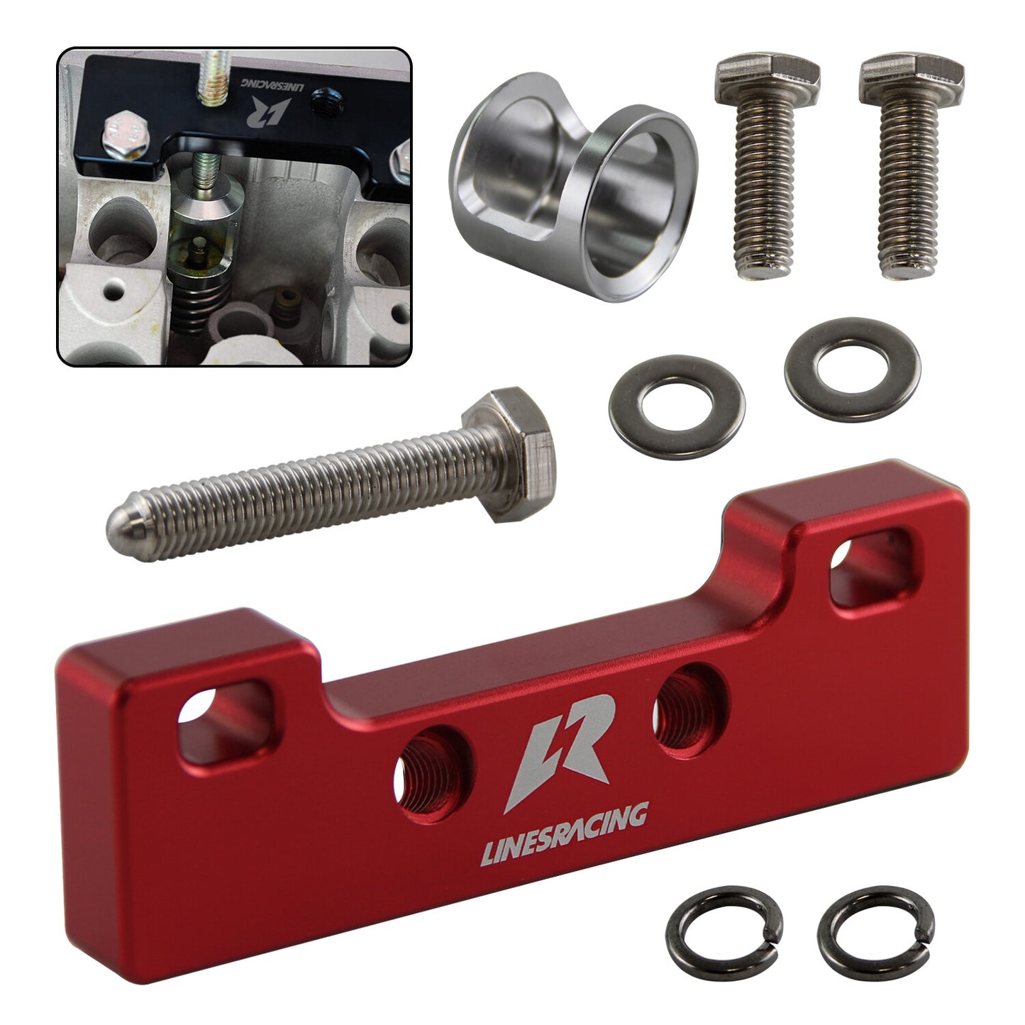 Valve Spring Compressor Tool for Honda for Acura B-Series B16A B18C H22A VTEC Red
