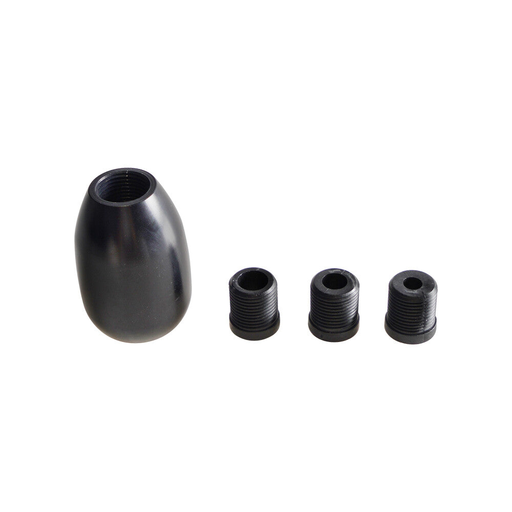 6 Speed Car Gear Shift Knob Manual Gear Lever Stick Shift Handle Head 3Adapters