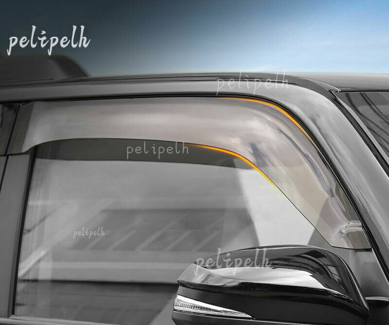 for Toyota 4Runner 2014-21 Resin Window Visor Sun Rain Shield Guard Trim Set 4x